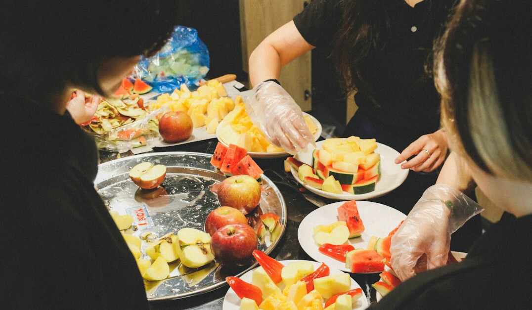 healthy corporate event